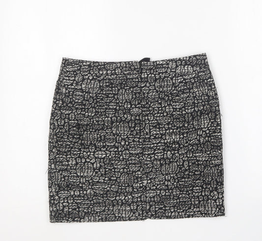 NEXT Womens Black Polyester Mini Skirt Size 6