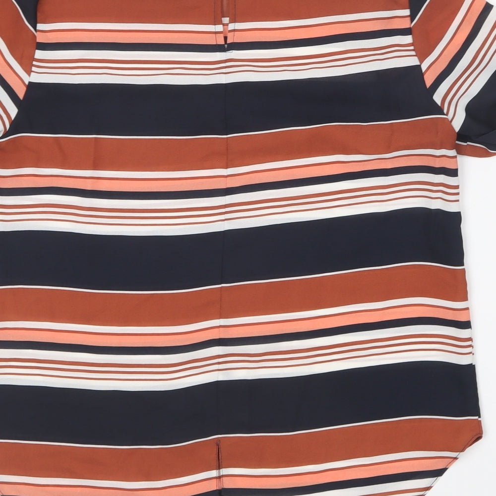 Womens UK Size 8 Dorothy Perkins Multicoloured Basic Blouse