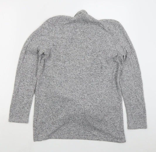 George Womens Grey V-Neck Viscose Cardigan Jumper Size 12