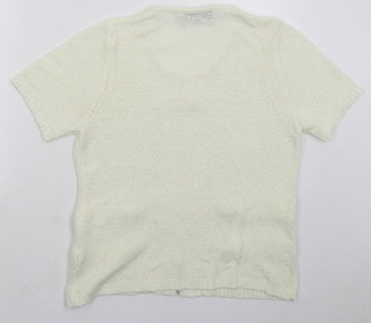 Womens UK Size L Stephen Ivory Pullover Jumper