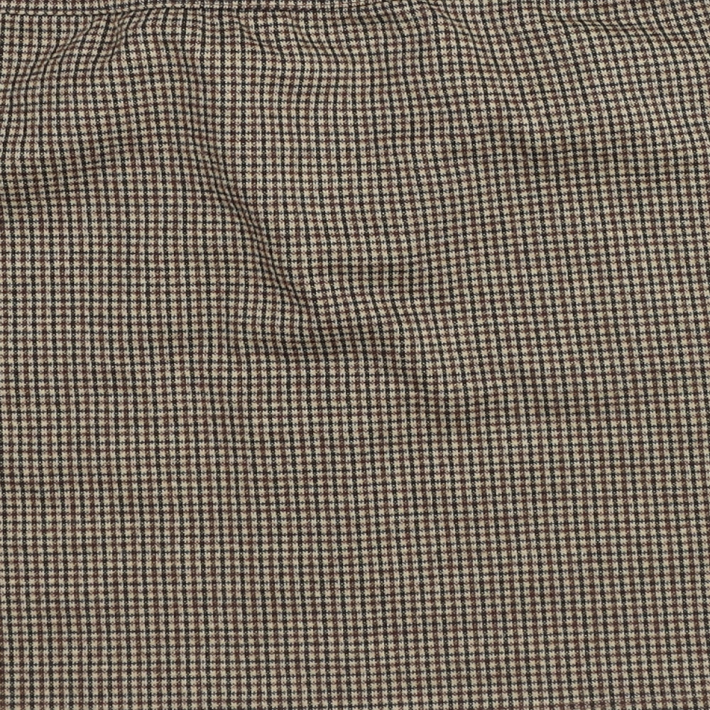 JDY Womens Brown Geometric Polyester Straight & Pencil Skirt Size L