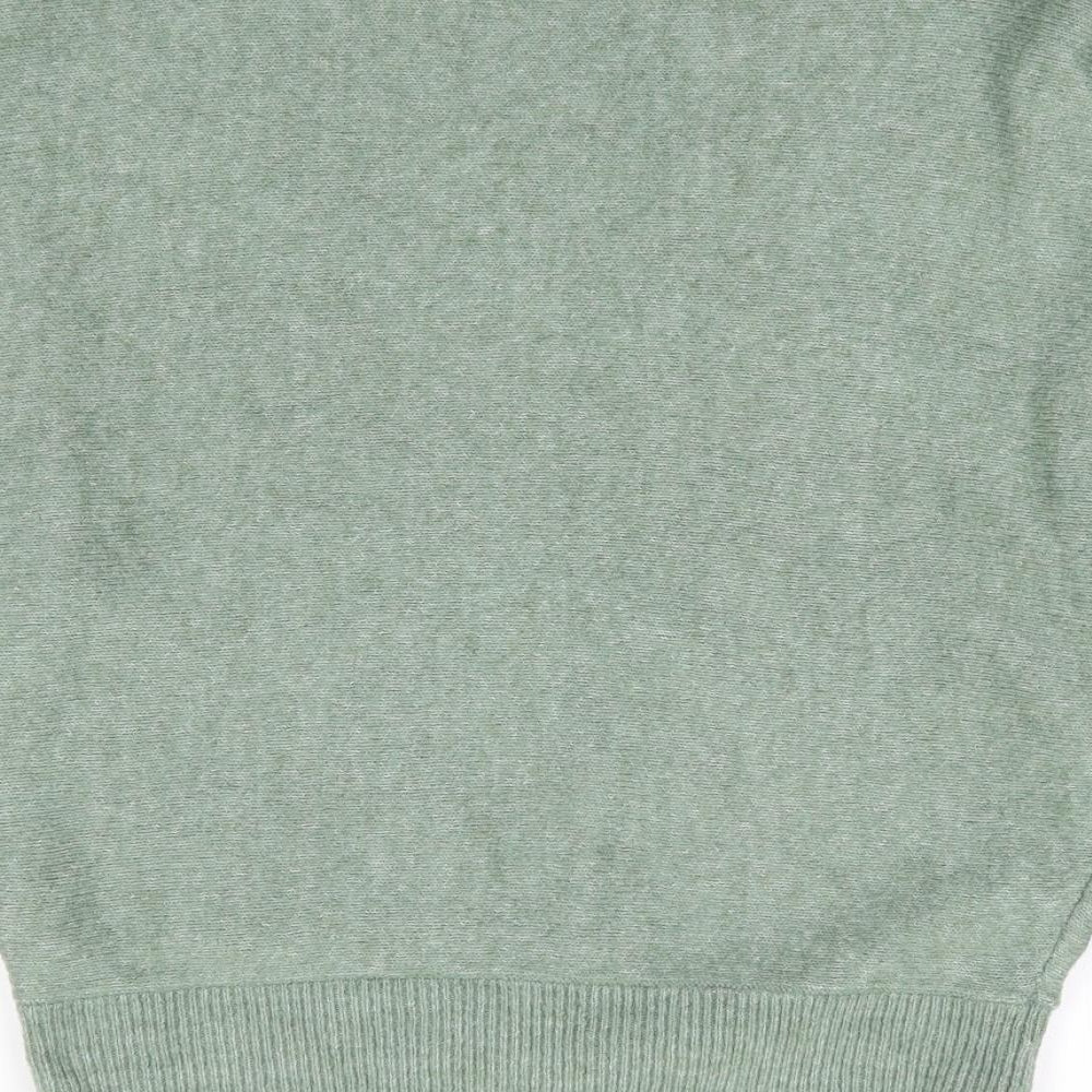 Primark Womens Green High Neck Acrylic Pullover Jumper Size S