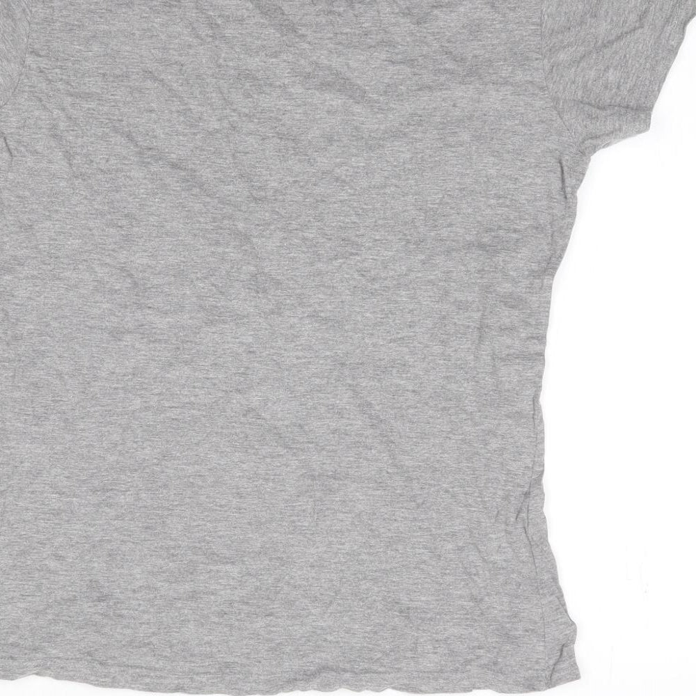 Womens UK Size L Chemistry Grey Jersey T-Shirt