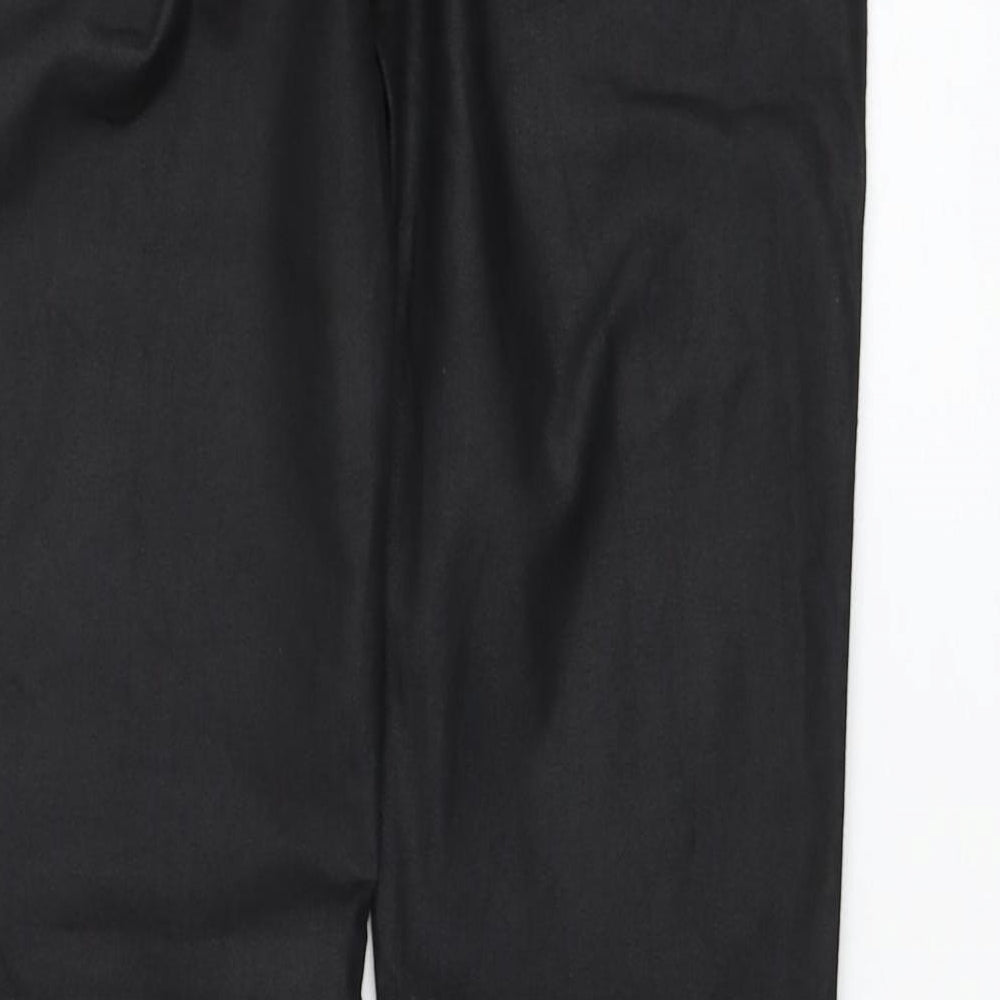 Womens UK Size 32 in Preworn Regular Fit Black Trousers