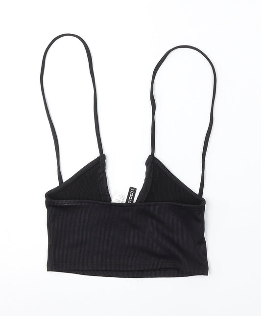 Womens UK Size S H&M Black Basic Tank