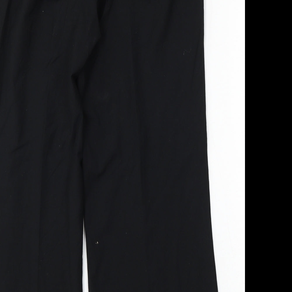 Womens UK Size 16 Marks and Spencer Regular Fit Black Trousers