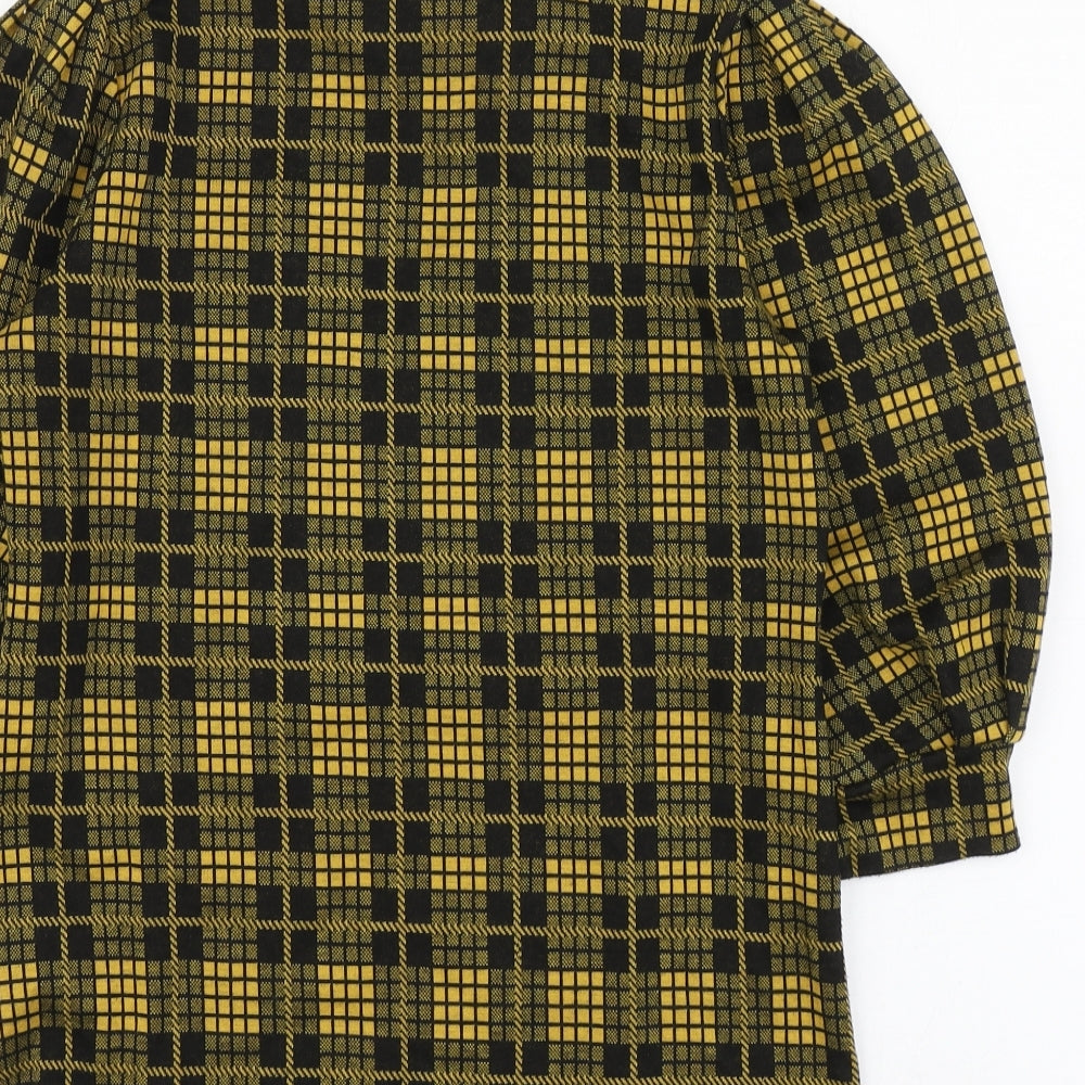 Womens UK Size XS Savida Yellow Basic Blouse