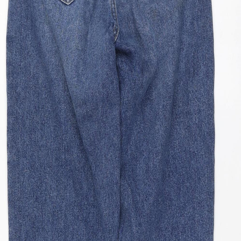 Denim.Co Womens Blue Cotton Mom Jeans Size 6 L27 in Regular