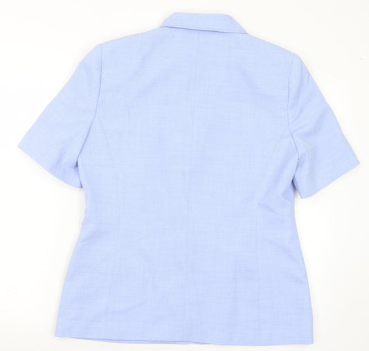 BHS Womens Purple Polyester Jacket Suit Jacket Size 14