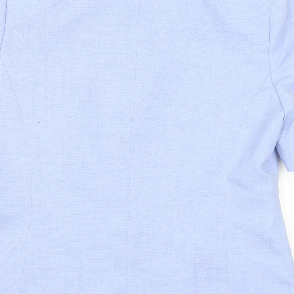 BHS Womens Purple Polyester Jacket Suit Jacket Size 14