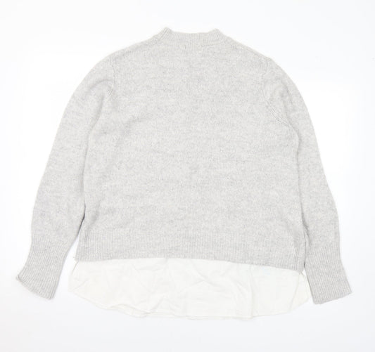 Womens UK Size L Matalan Grey Pullover Jumper