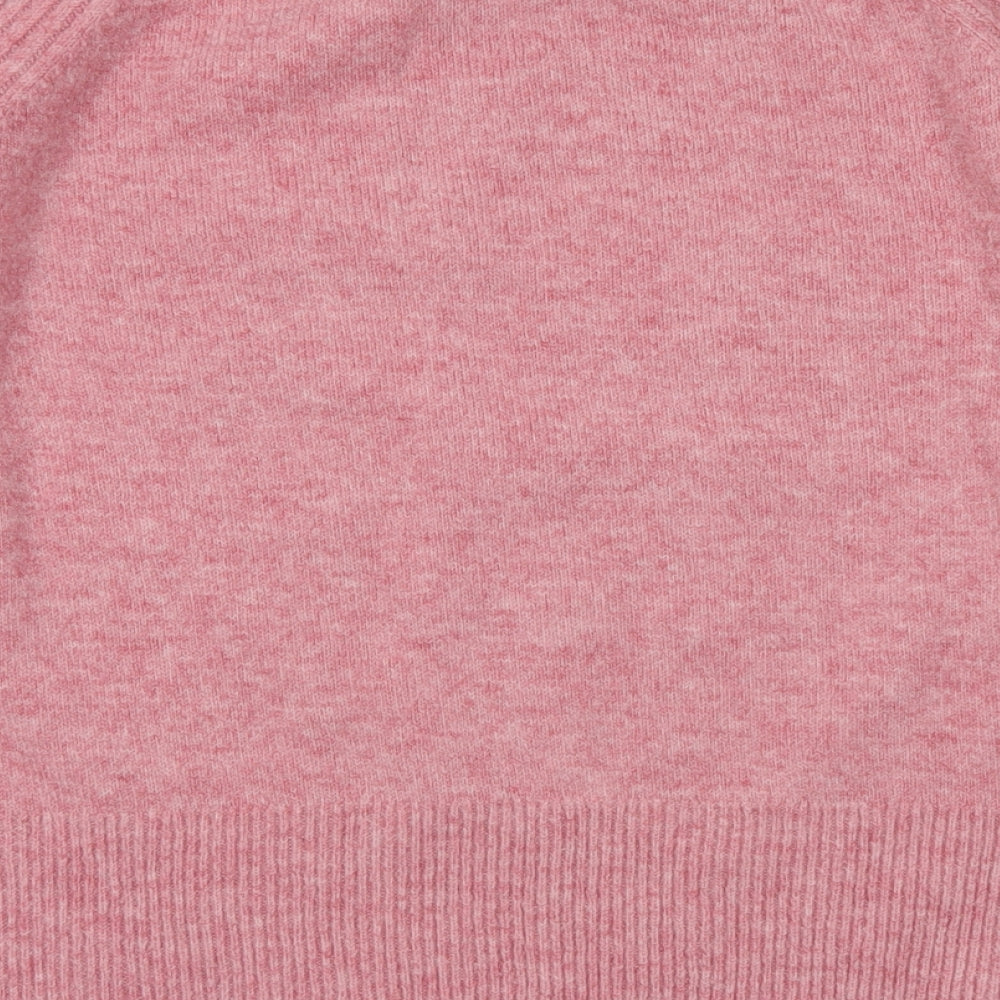 Womens UK Size M Marks and Spencer Pink Pullover Jumper