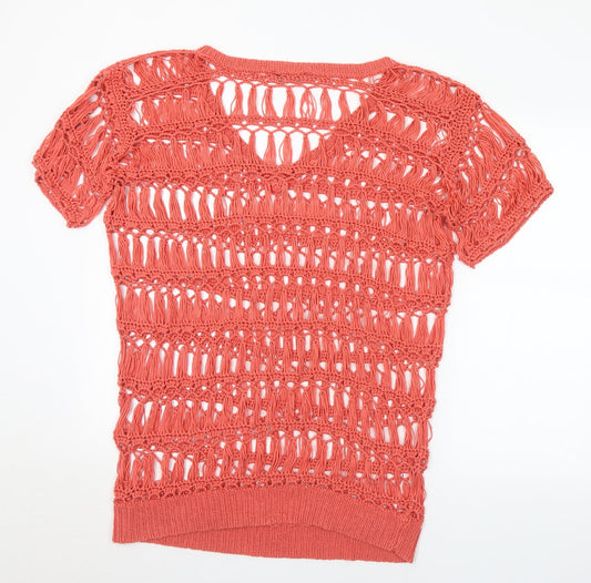 Womens UK Size L Dorothy Perkins Red Pullover Jumper