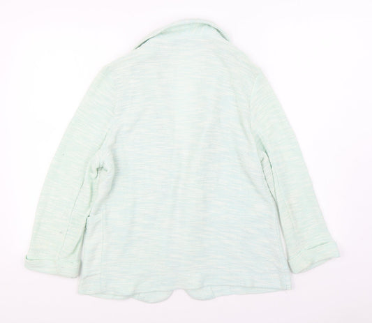 Womens UK Size 14 New Look Green Cardigan Jumper