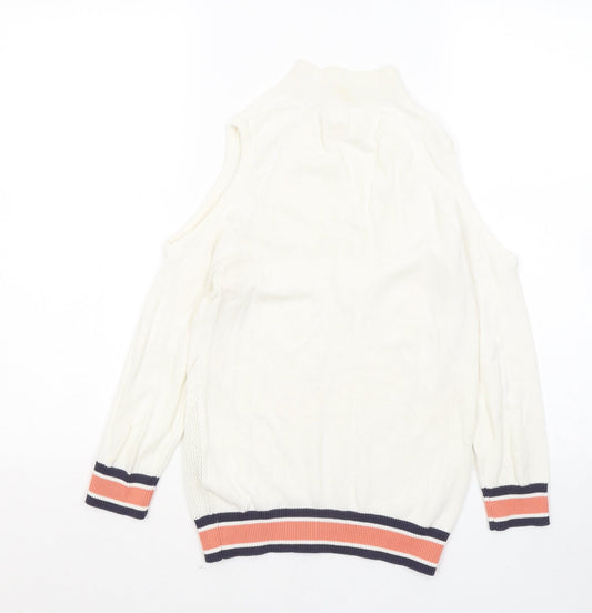 Womens UK Size 10 Urban Bliss White Pullover Jumper