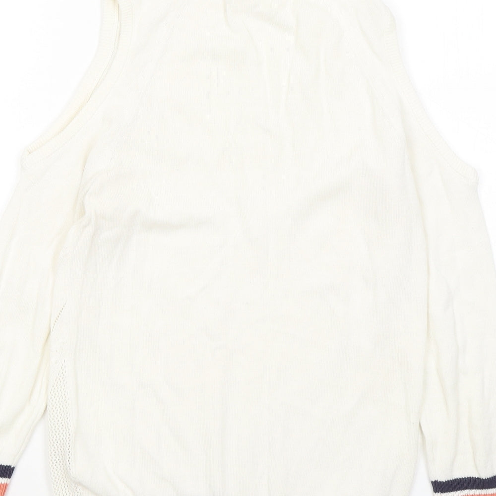 Womens UK Size 10 Urban Bliss White Pullover Jumper