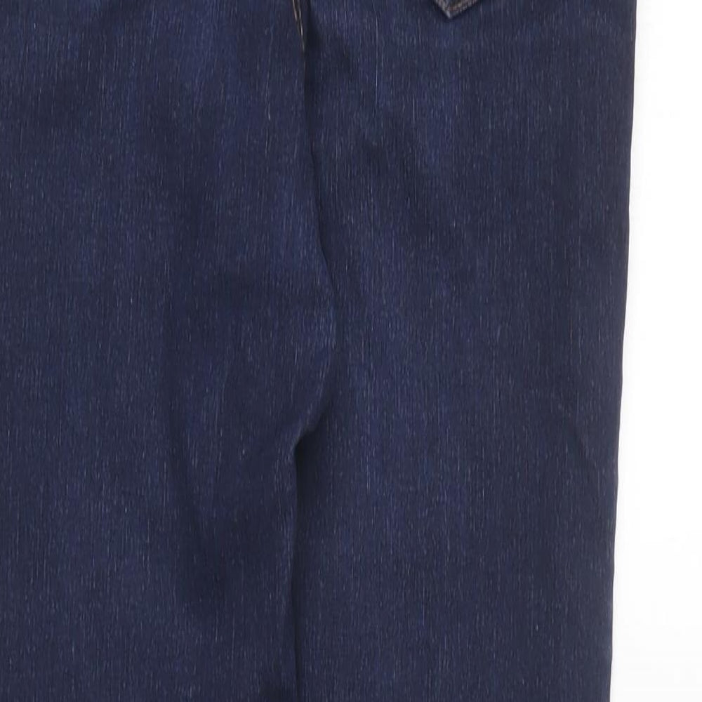 George Womens Blue Cotton Skinny Jeans Size 10 L27 in Regular