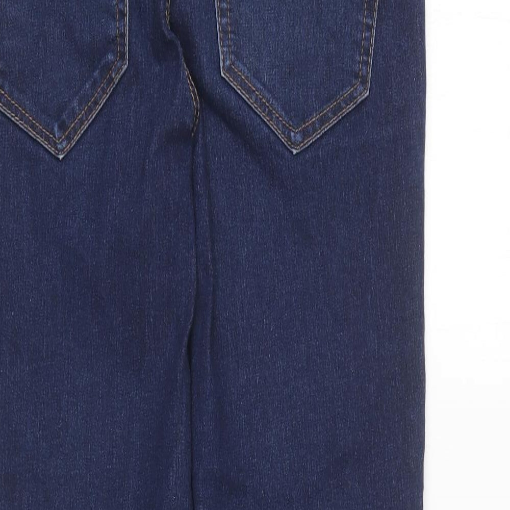George Womens Blue Cotton Skinny Jeans Size 10 L24 in Regular