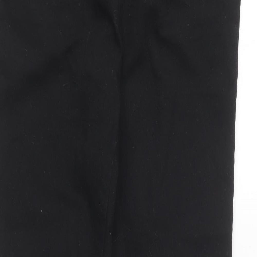 Womens UK Size L VILA Regular Fit Jegging Black Trousers