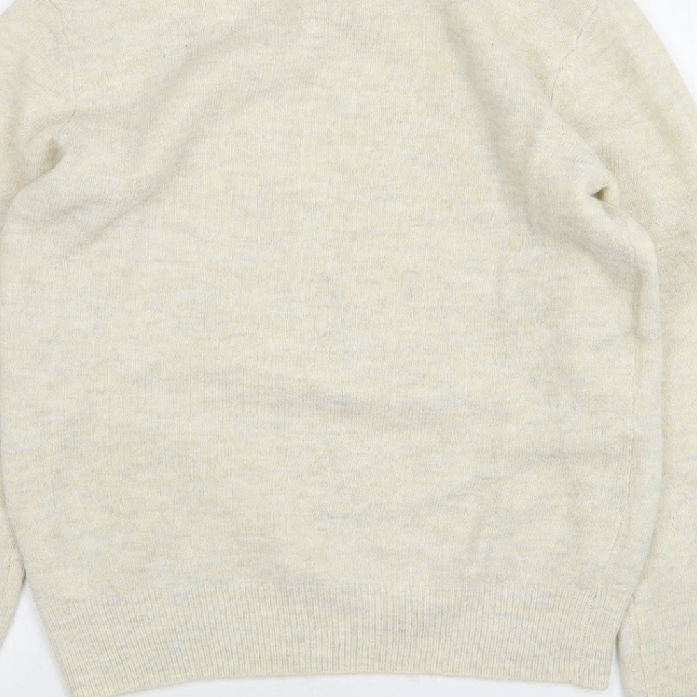 Womens UK Size S H&M Beige Pullover Jumper
