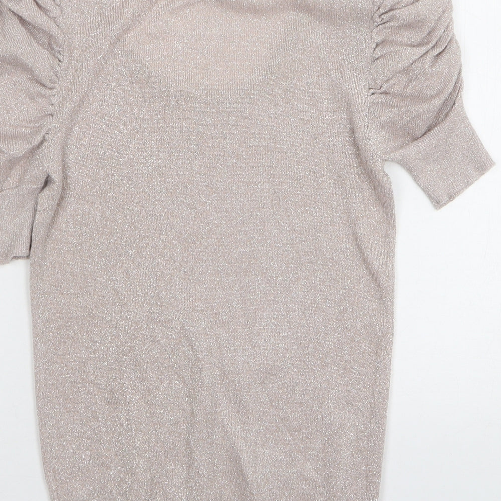 Womens UK Size 8 Topshop Pink Pullover Jumper