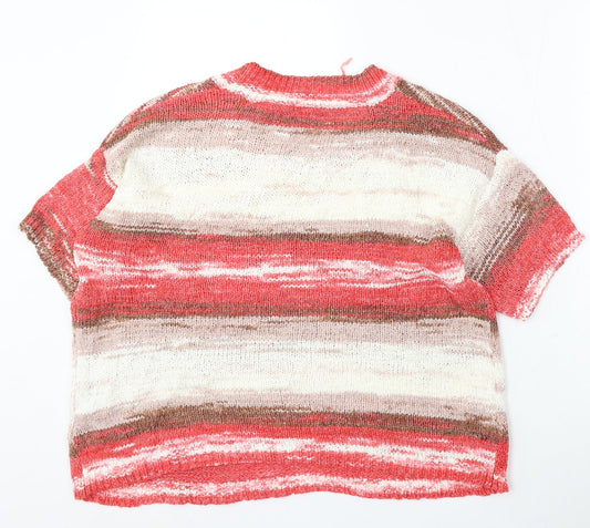 Womens UK Size 12 Roman Multicoloured Pullover Jumper