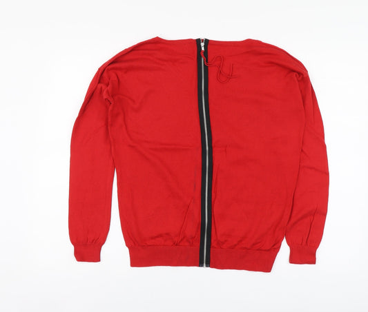 Womens UK Size 8 ASOS Red Pullover Jumper