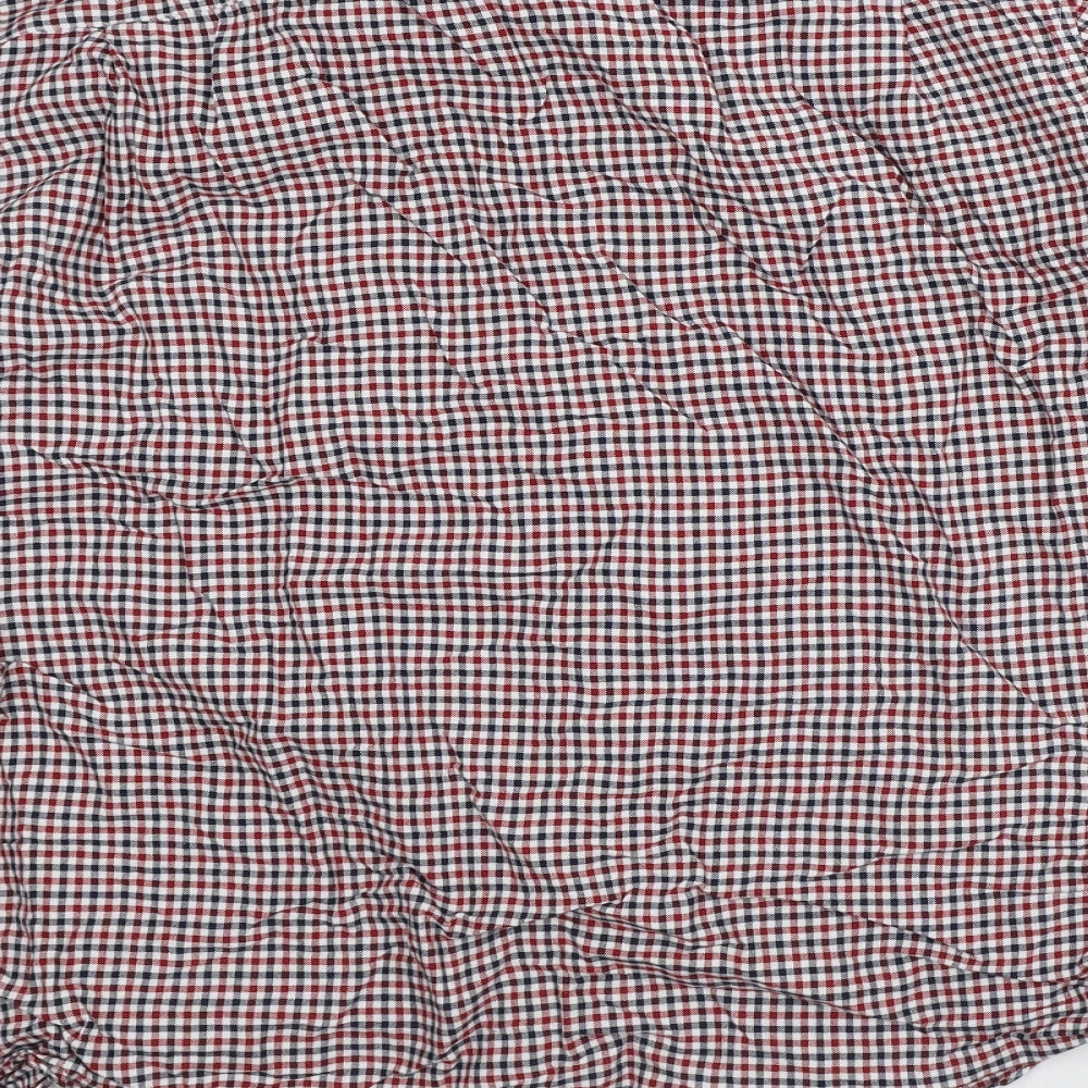Mens UK Size M Lincoln White Button-Up Long Sleeve Casual Shirt