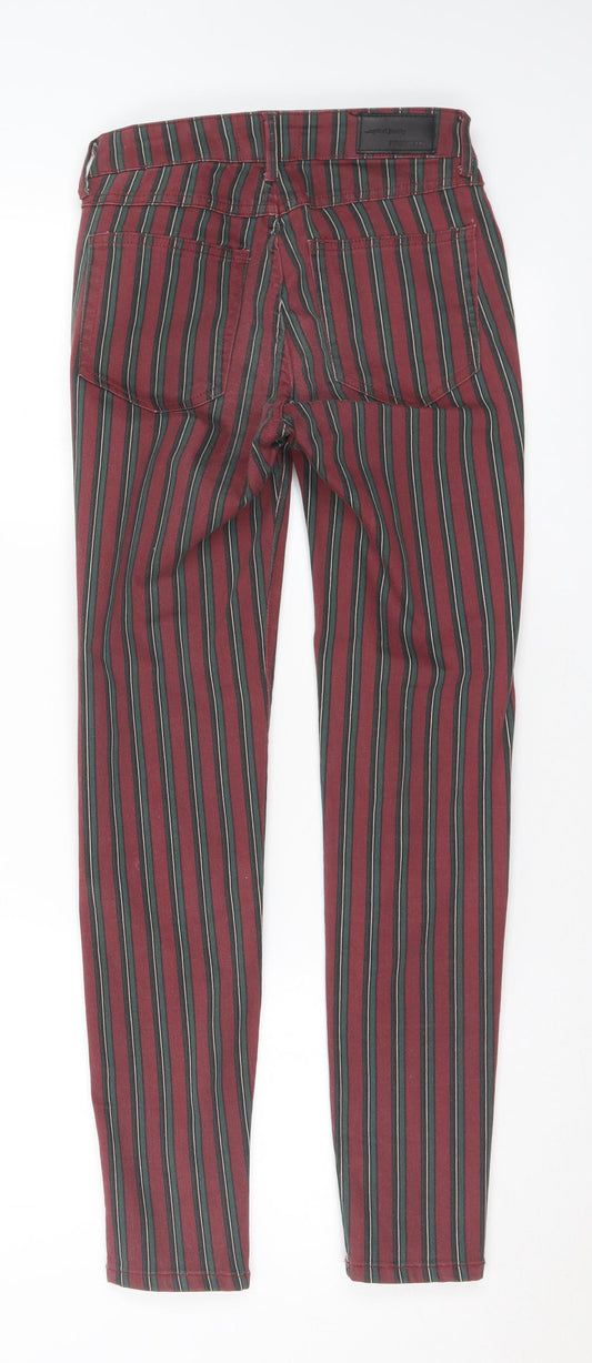 Womens UK Size 26 in Pull&Bear Regular Fit Multicoloured Trousers