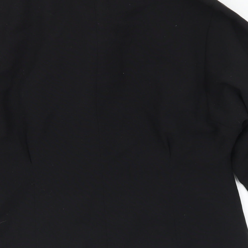 Principles Womens Black Polyester Jacket Suit Jacket Size 12