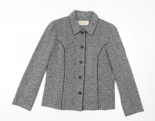 Womens UK Size 14 Roman Grey Jacket