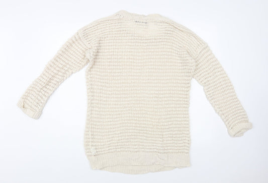 Womens UK Size 10 Atmosphere Beige Tunic Jumper
