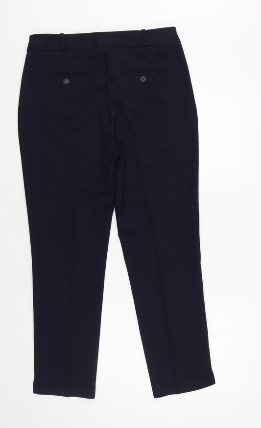 Womens UK Size 8 NEXT Regular Fit Dress Pants Blue Trousers