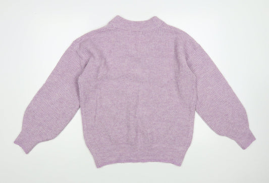 Womens UK Size XS Dunnes Stores Purple Pullover Jumper