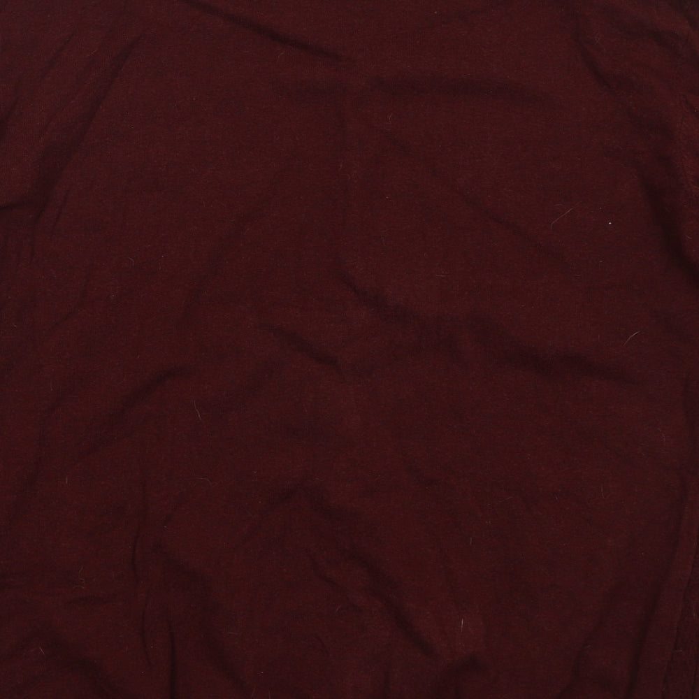 Easy Mens Brown Crew Neck Cotton Pullover Jumper Size XL