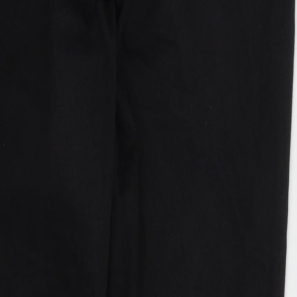 Bonmarché Womens Black Cotton Skinny Jeans Size 10 L29 in Regular Button