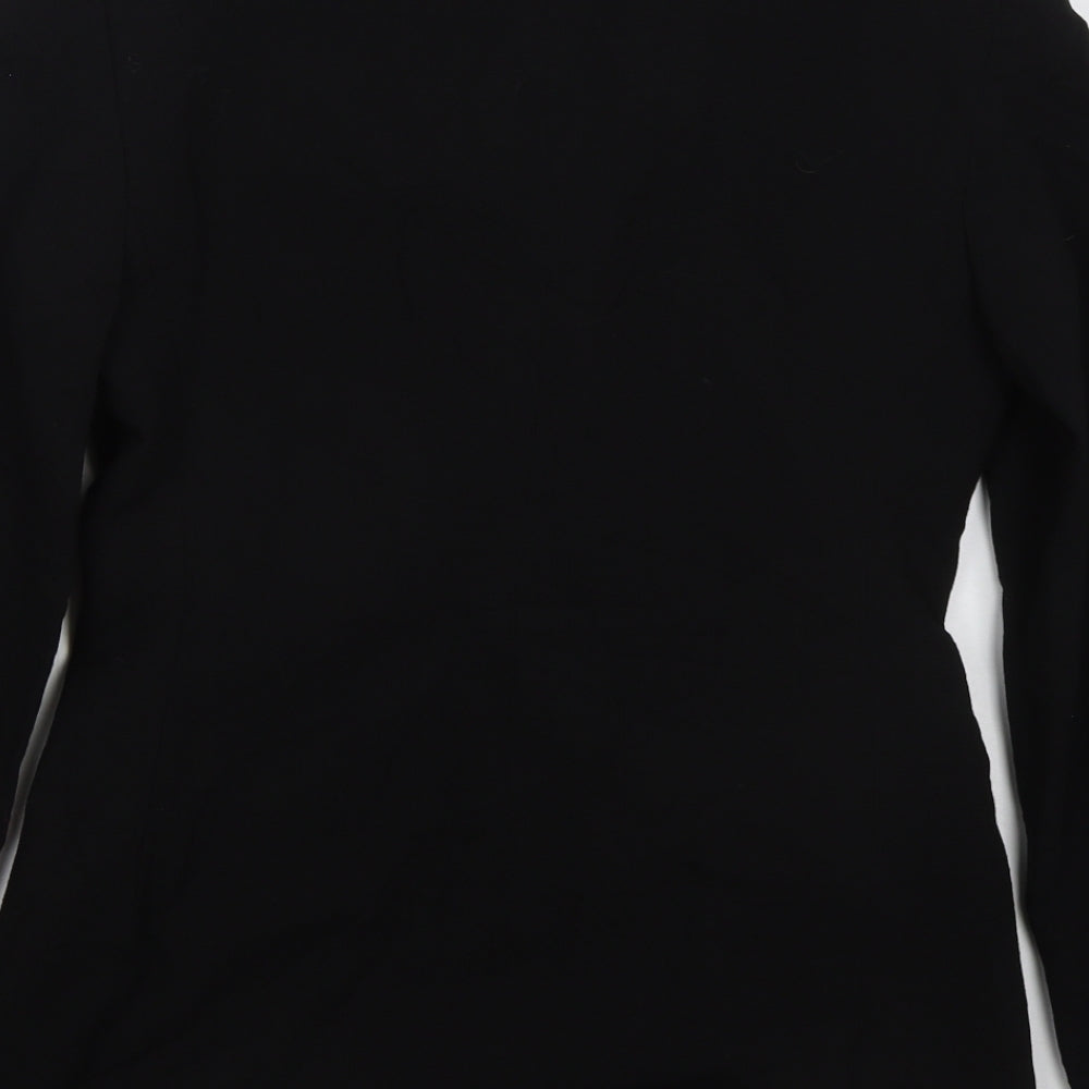 Liz Claiborne Womens Black Wool Jacket Suit Jacket Size 6