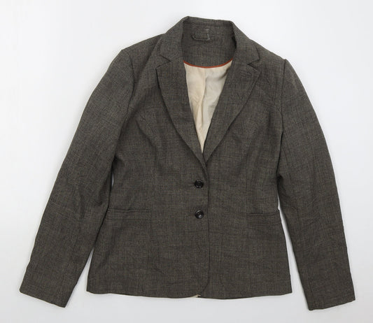 Womens UK Size 12 F&F Regular Brown Suit Jacket