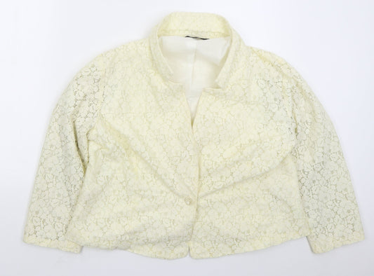 Womens UK Size 22 Dorothy Perkins Ivory Jacket