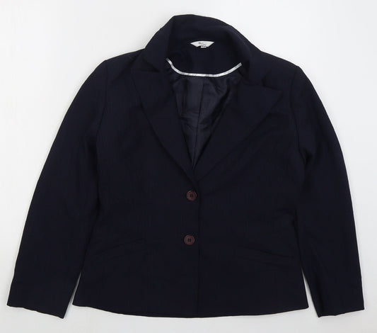 Womens UK Size 12 Klass Regular Blue Suit Jacket
