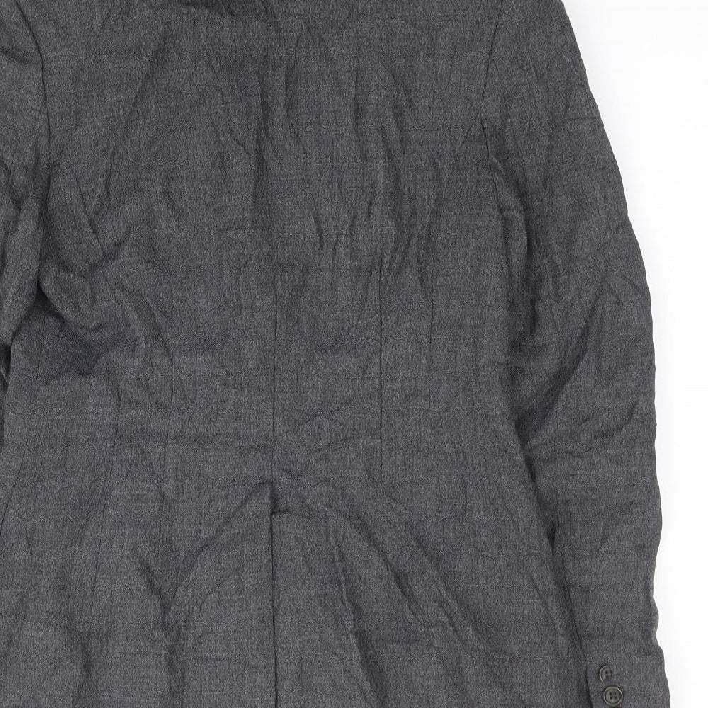 French Connection Womens Grey Wool Jacket Suit Jacket Size 12