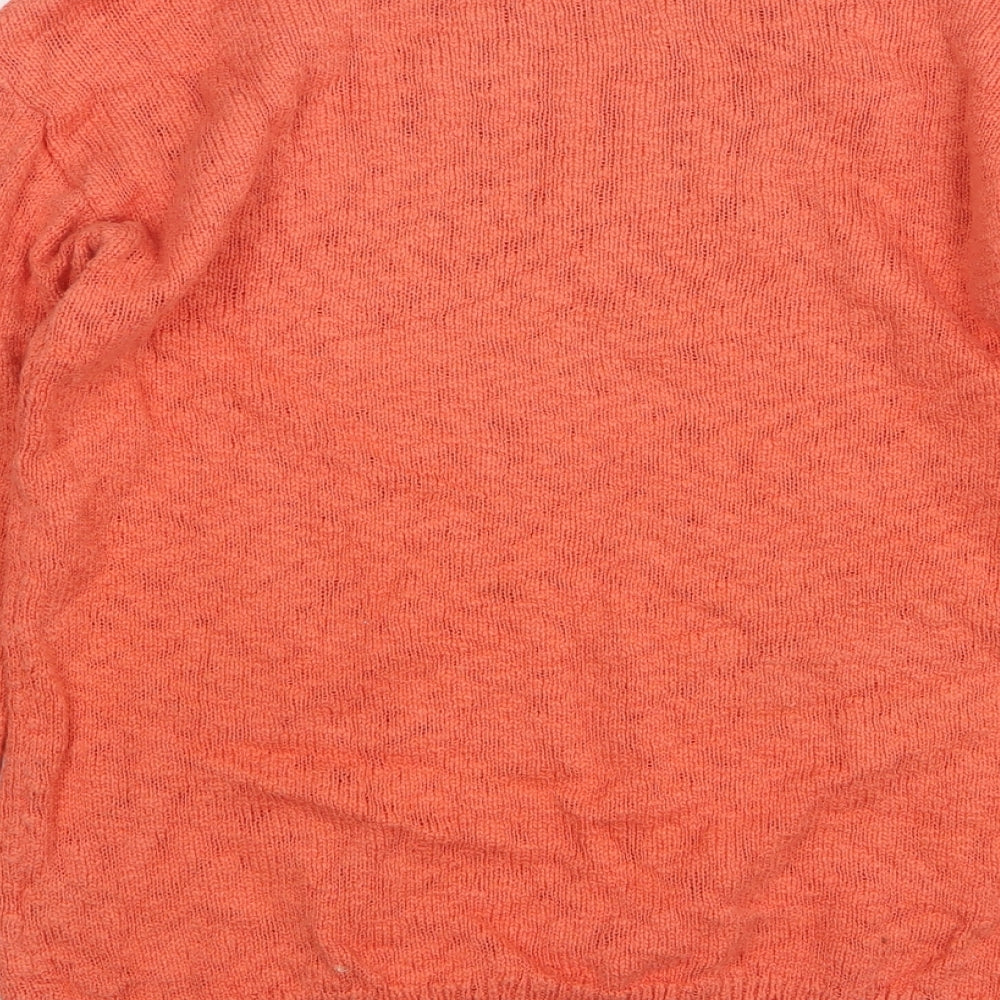 Womens UK Size 10 TU Orange Pullover Jumper