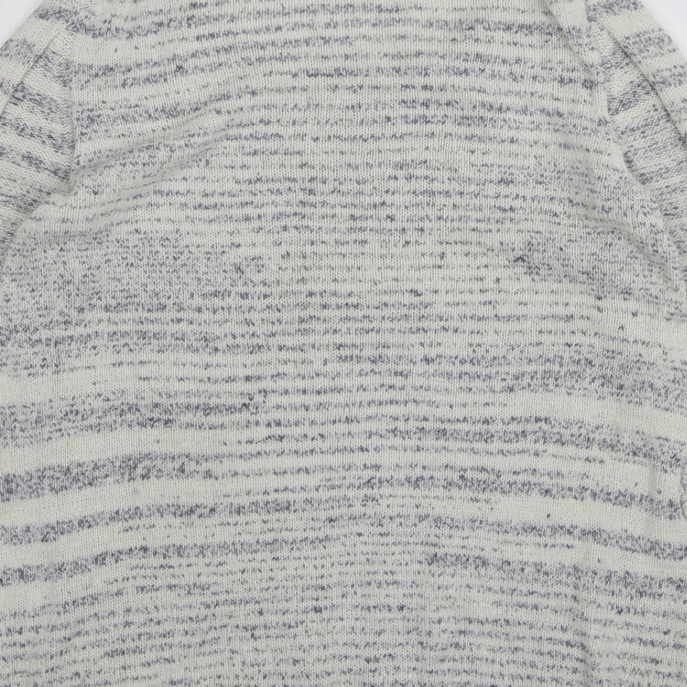 Gap Womens Multicoloured Round Neck Geometric Polyester Pullover Jumper Size S