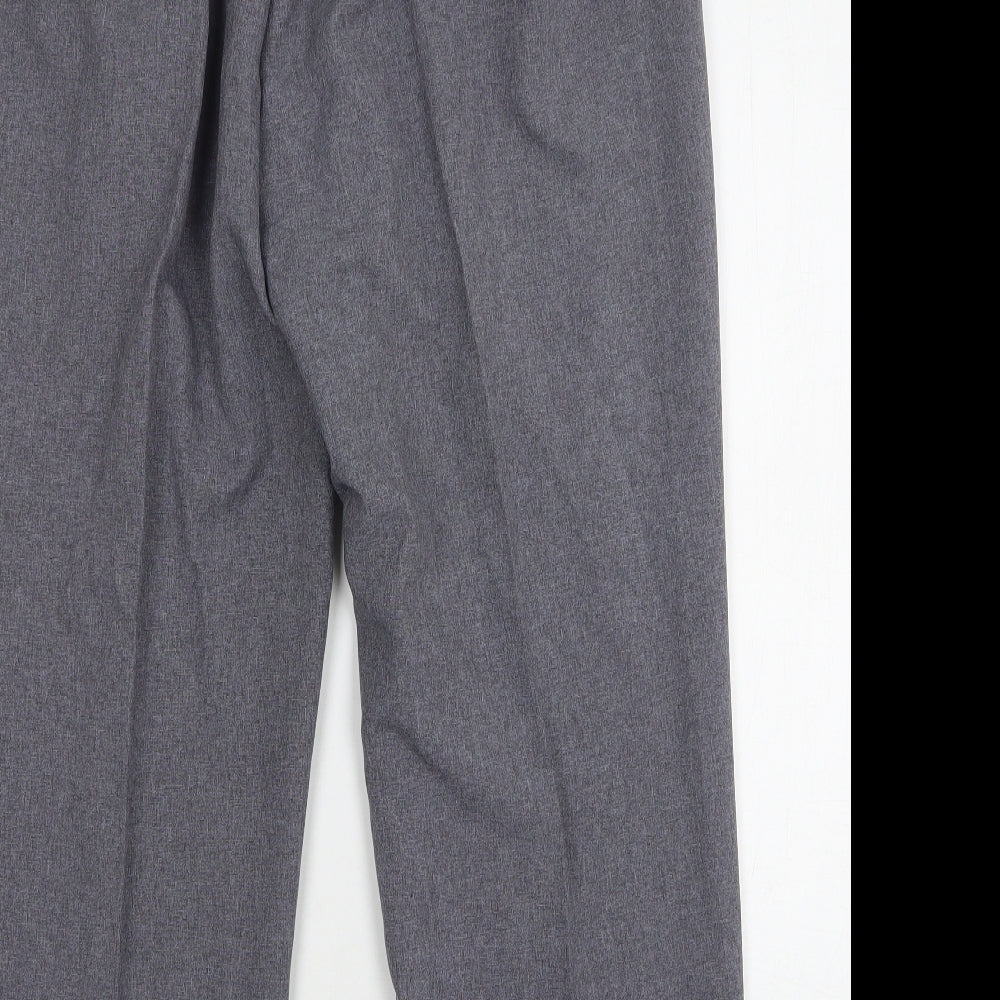 Womens UK Size 22 Happit Regular Fit Cropped Grey Trousers