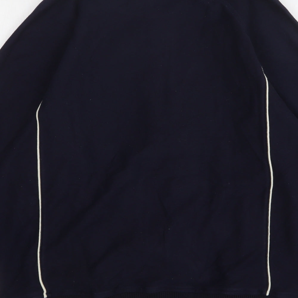 Mens UK Size M Easy Blue Full Zip Sweatshirt