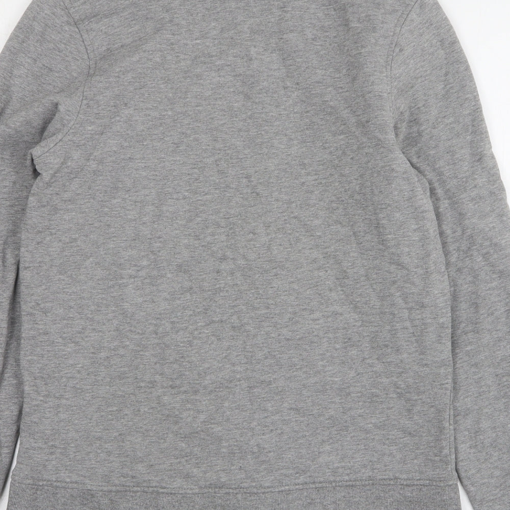 Janie and Jack Mens Grey Cotton Pullover Sweatshirt Size S