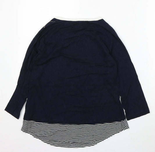 Womens UK Size 10 Marks and Spencer Blue Pullover Jumper