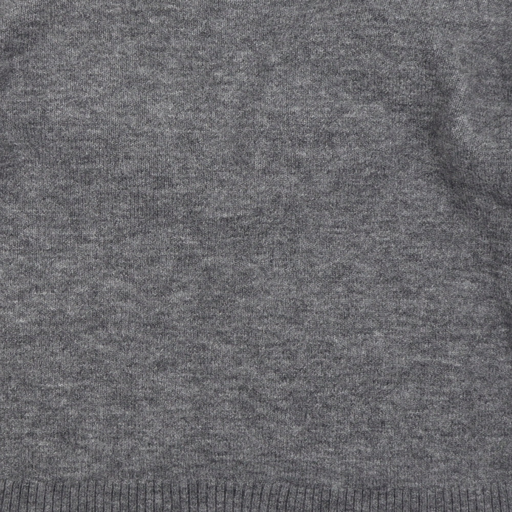 Womens UK Size S River Island Grey Pullover Jumper