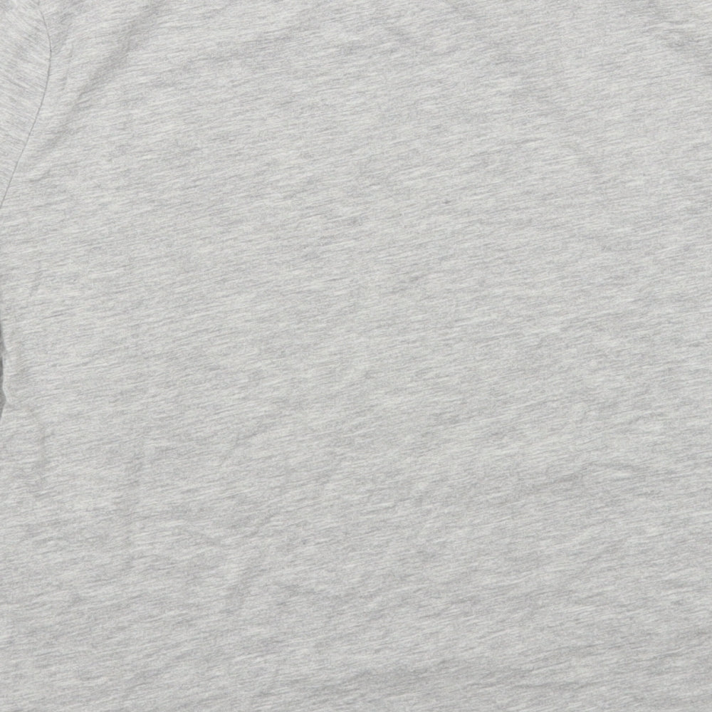 Womens UK Size M Bik Bok Grey Basic T-Shirt