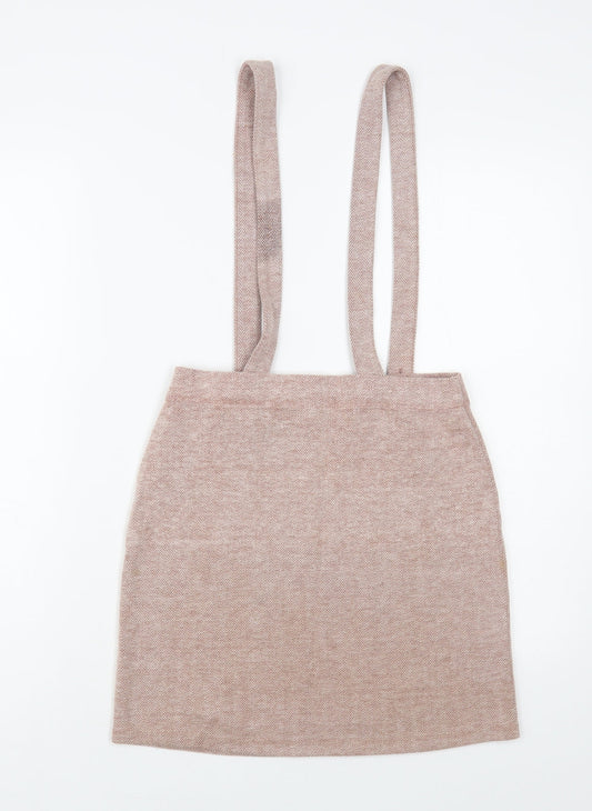 Hollister Womens Pink Cotton Mini Skirt Size XS Button